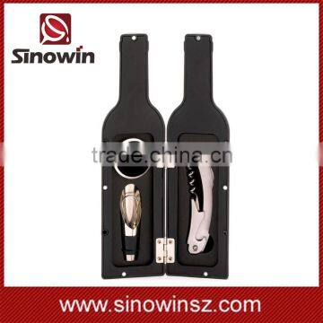 High Quality Wine Bottle Opener Set Bottle Gift Box Three Pieces Bar Tools Sets photo-3