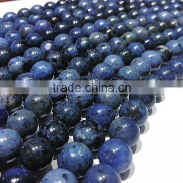 High quality blue point round gemstone round beads