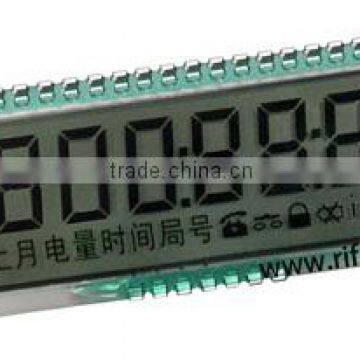 HTN type 8 digit 7 segment display lcd screen