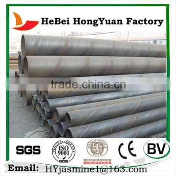 Manufactory HeBei HongYuan Spiral Pipe/Steel Butt Welded Pipe Fitting