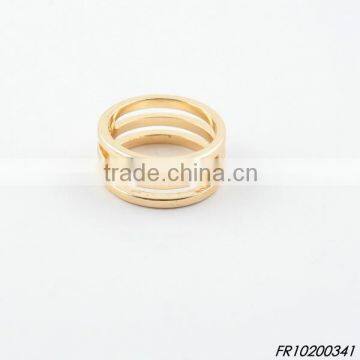 gold metal delicate ring