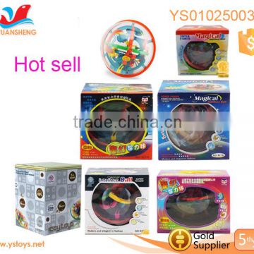 Popular acrylic Labyrinth intellect ball/Educational magical maze intellect ball/3D Intellect Puzzle Ball