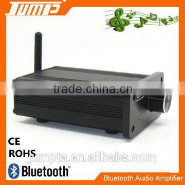 Mini home use 2 channels class D aluminum housing 20W+20W audio bluetooth amplifier