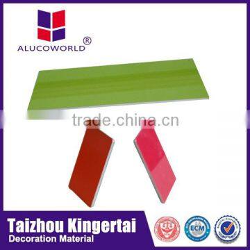 Alucoworld popular designs acp work Plastic outdoor tools Aluminum Composite Panel cork walls panels