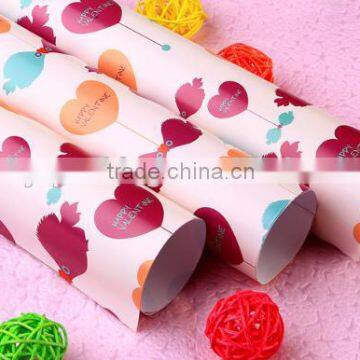 Decorative roll custom gift wrapping printing paper