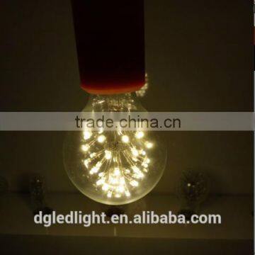 Dimmable G95-47LED 220VAC LED Lamp beads LED start bulb light E27 Edison lamp holde ETL CE ROHS 360 degree Beam angle