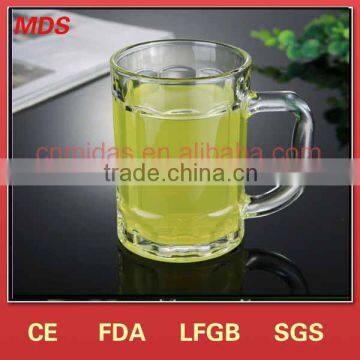 Elegant sublimation handle glass cup mug