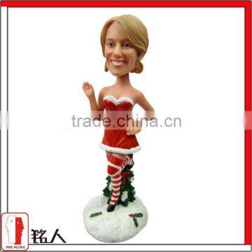 Christmas bobble head