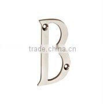 brass alphabet for door number plates