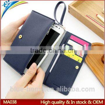 Korea brand iconic smart phone in purse Travel purses pouch for teens two folding tote wallet