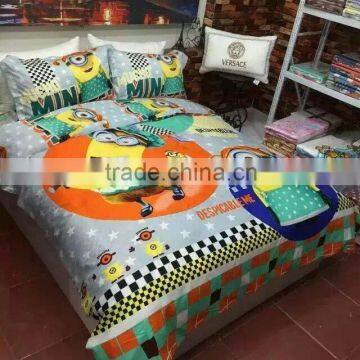 3D reactive print cartoon design baby bedding set