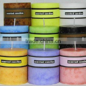 High Quality Pillar Candles Scented Wholesale in Multi Colors photo-4