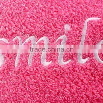 Gradient Embroidery Smile Gift Wholesale Embroidery Logo 100% Cotton Towel Set photo-3