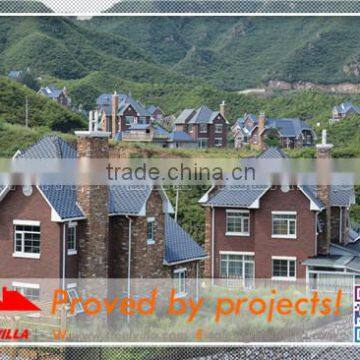 Modern design luxury light guage steel structure prefabricated house
