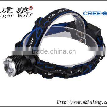 High Power Rechargeable Zoom Led Headlamp Headlight