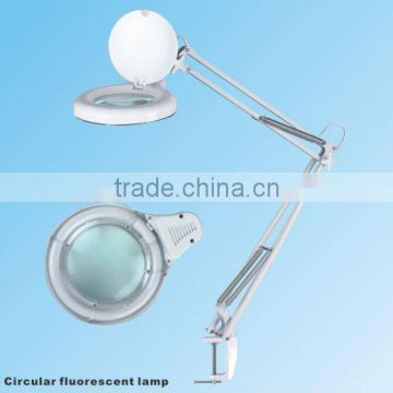 lighted magnifier lamp/reading lamp magnifier/dental magnifying lamp