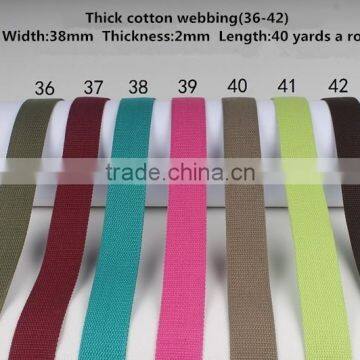 cotton webbing handle for bags