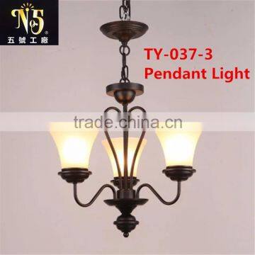 2016 New Design American Style Led Iron Pendant Light For Indoor Decoration With Factory With Flower Patern photo-4