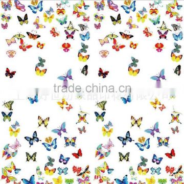 Butterfly digital printed fabrics