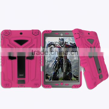 Shockproof transformer hybrid rubber armor case for iPad mini 2 3 super cool robot cover