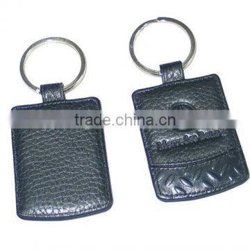 FOB Promotional Leather Key Holder With Ring