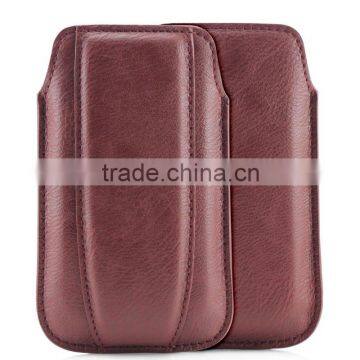 Manufacture leather pouch for mobile phone ,leather phone pouch