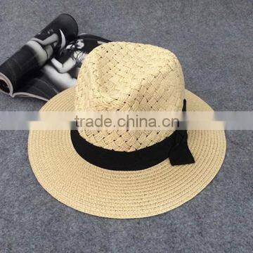 Straw Panama Fashion Wide Brim Hat Fashion Floppy Ladies Dress Hats Wholesale Quality Choice photo-4