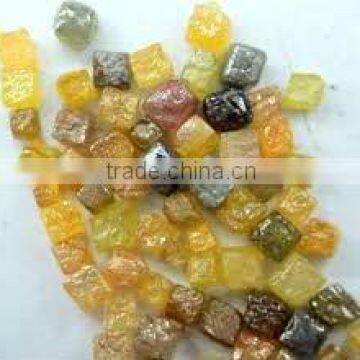 MULTICOLOUR DIAMONDCUBE ROUGH-1-2CTWSIZE