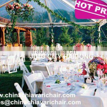 RESIN PLASTIC WEDDING FOLDING CHAIRS