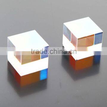 Square shape optical glass prism for lens assembly