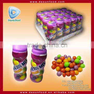 Mentos style Sours Mix fruit chew candy(soft candy)