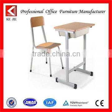 Student Desk and Chair School Furniture Height Adjustable Drawing Table photo-2