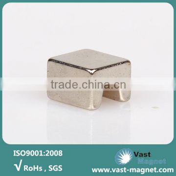 Ni coating sintered neodymium custom shape magnet