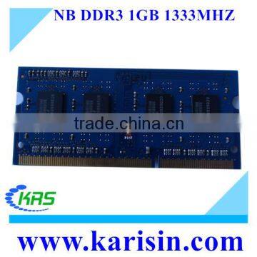 High quality Original ETT chips ram memory laptop ddr3 1gb for notebook computer