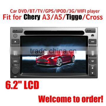 Fit for chery A3/A5/TIGGO/CROSS car radio player gps navigation