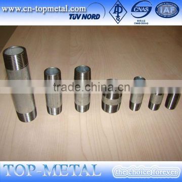 precision 304 stainless steel npt thread nipples