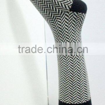 OEM chevron men custom dress socks