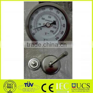 full stainless steel bimetal thermometer probe