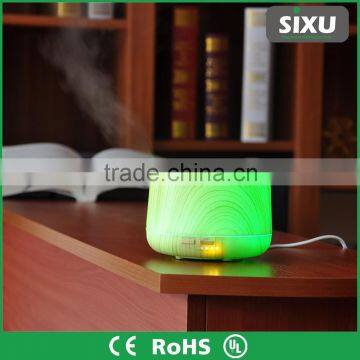 Air ionizer type 300ml usb car wood grain ultrasonic essential oil aroma diffuser