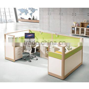 Wooden Used office cubicle partition standard size