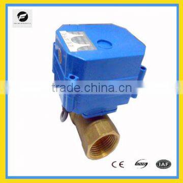 24v full port electrical actuator ball vavle DN25 CWX-15 Series 2way/3way Brass