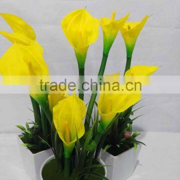 New Product 2016 real touch artificial flowers artificial calla lilies for beautiful decoration