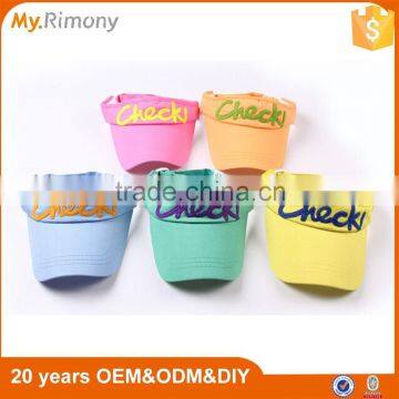 Children universal sun visors short sun visor cap