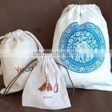 2014 High quality canvas drawstring gym bag making sample for free