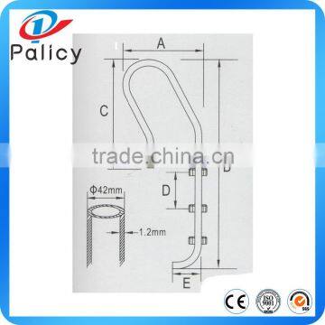 Egoee 2 3 4 5 Steps Durable Stainless Steel Pool Ladder Super Pool Handrails photo-4