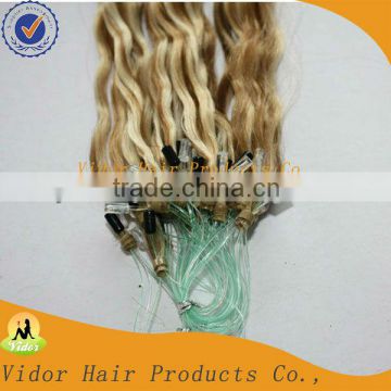 Body Wave Micro Loop Rings Hair Extensions