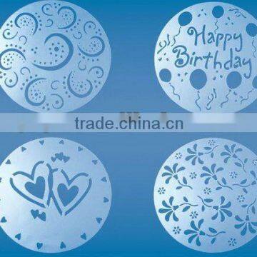 plastic cake stencil cake decoration tools