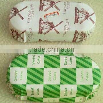 Wholesale green muffin baking paper cupcake liners