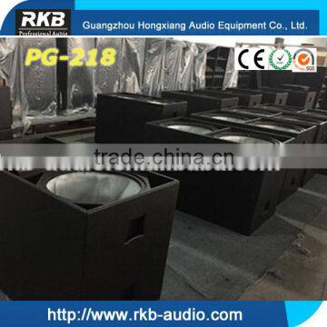 high performance PG-218 DJ Subwoofer 2000W