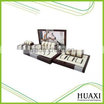 Huaxin high gloss lacquered aluminium MDF vertical wrist watch display